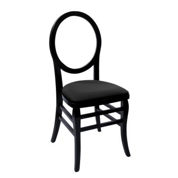 Image of Louis "O" Black Chair